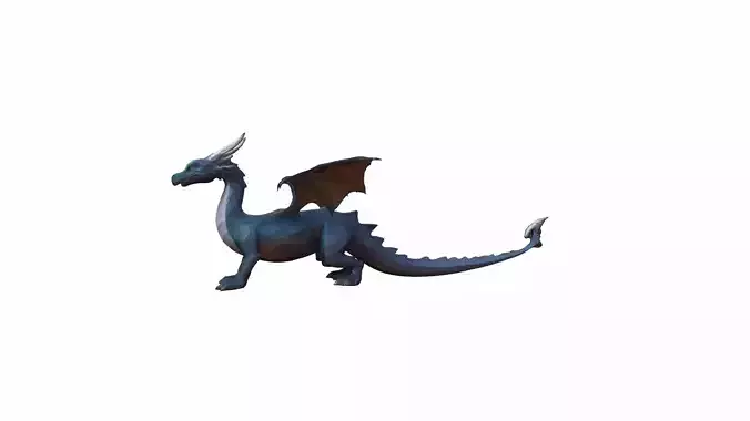Draco Is  Small Flying Dragons 3d Render