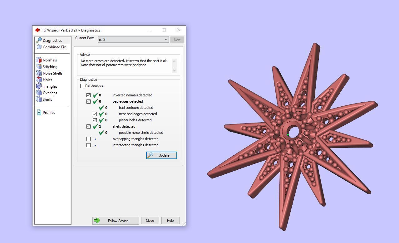 Stern Ring 3D Model Gold and Diamond Starburst Design 3D print model_10
