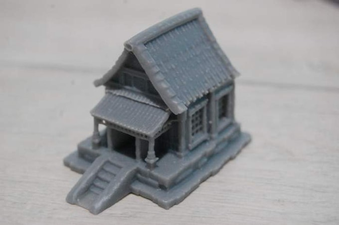 Japanese house  3D print model_2