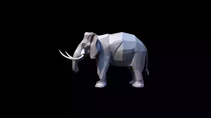  Elephant Largest Land Mamma 3d Render