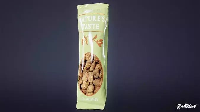 SUBURBS - Snacks Candy 01 - LOW POLY AND NANITE Low-poly 3D model 5