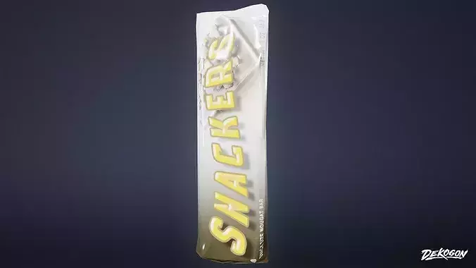 SUBURBS - Snacks Candy 01 - LOW POLY AND NANITE Low-poly 3D model 7