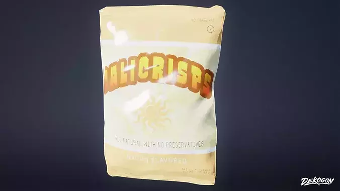 SUBURBS - Snacks Candy 01 - LOW POLY AND NANITE Low-poly 3D model 3