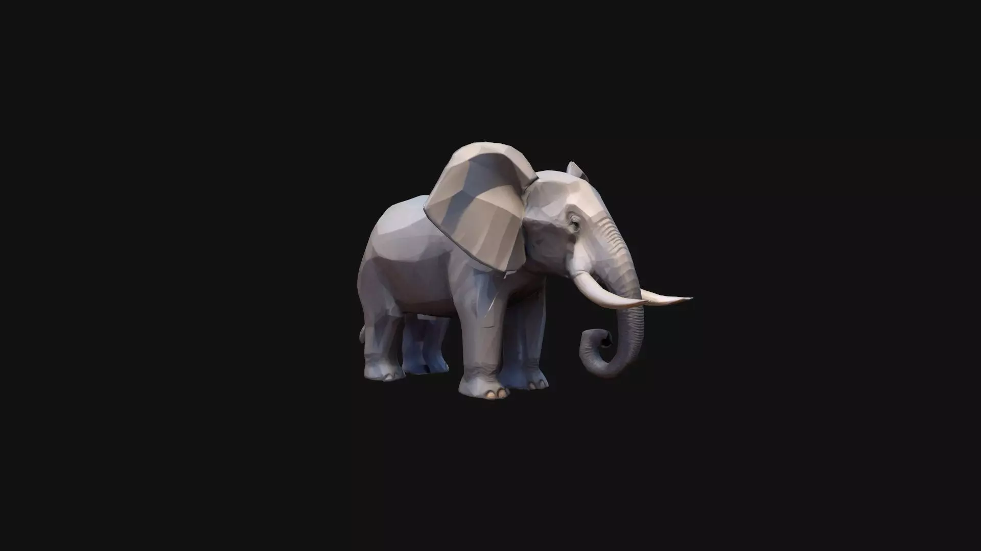  Elephant Largest Land Mamma 3d Render 3D model_0