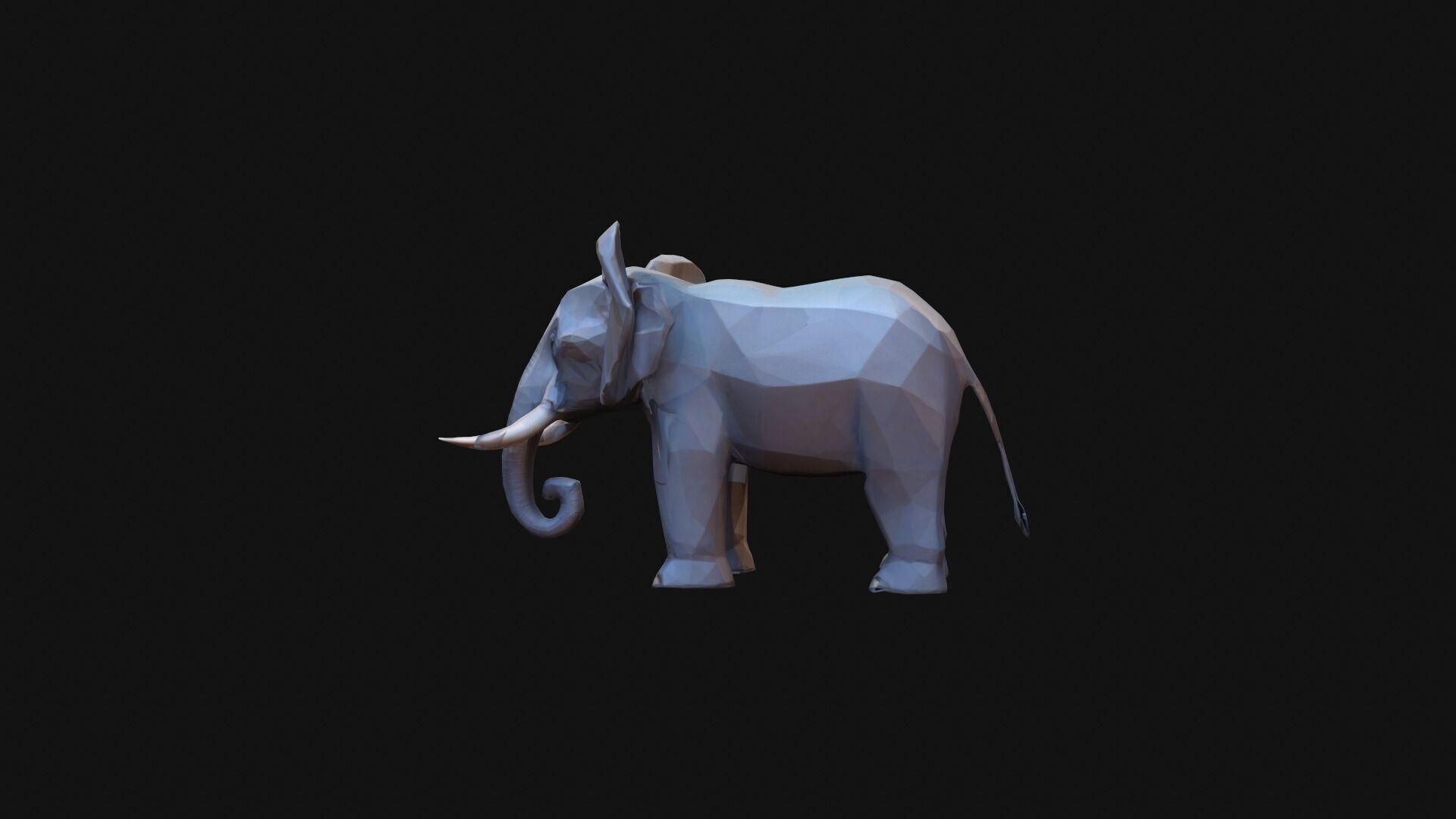  Elephant Largest Land Mamma 3d Render 3D model_6