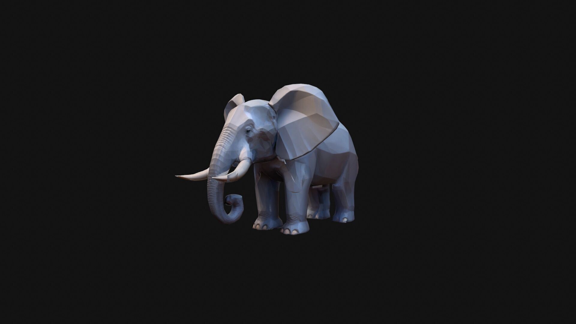  Elephant Largest Land Mamma 3d Render 3D model_4