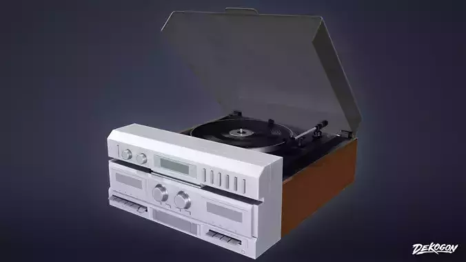 SUBURBS - Stereo System 01 - LOW POLY AND NANITE