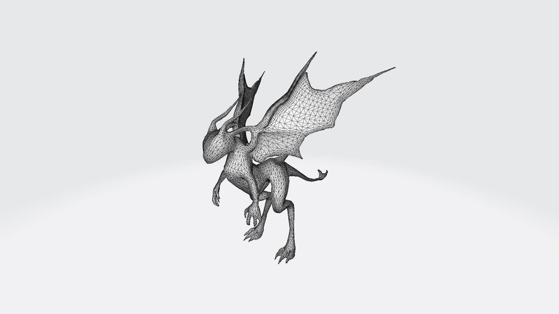 Fiery Ember Man Elemental Character 3d Render 3D model_8