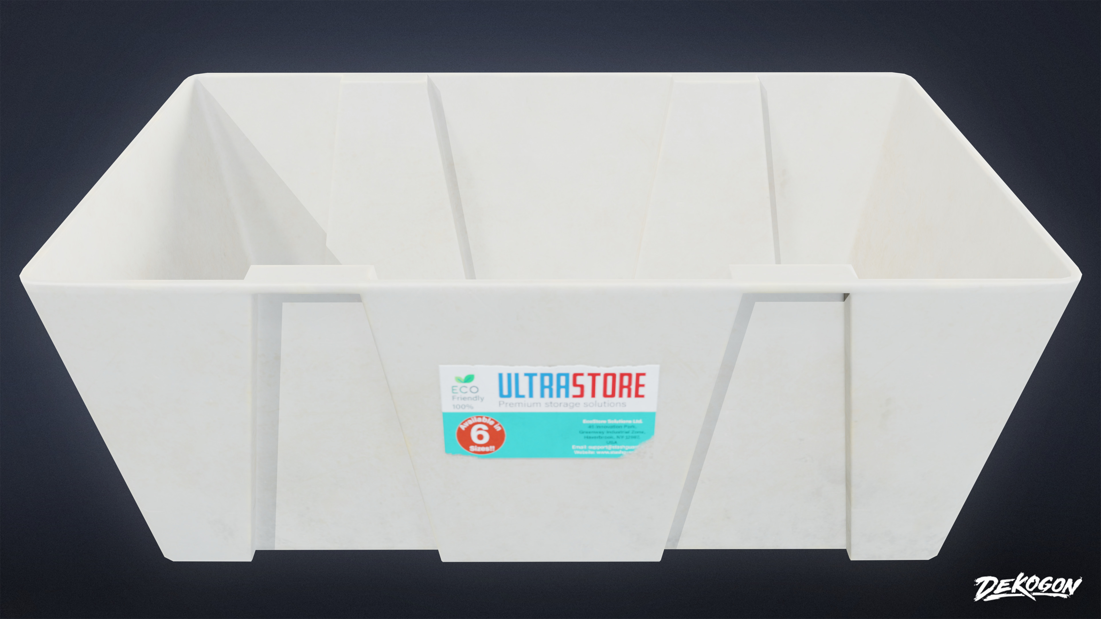 SUBURBS - Storage Containers 15 - LOW POLY AND NANITE Low-poly 3D model_5