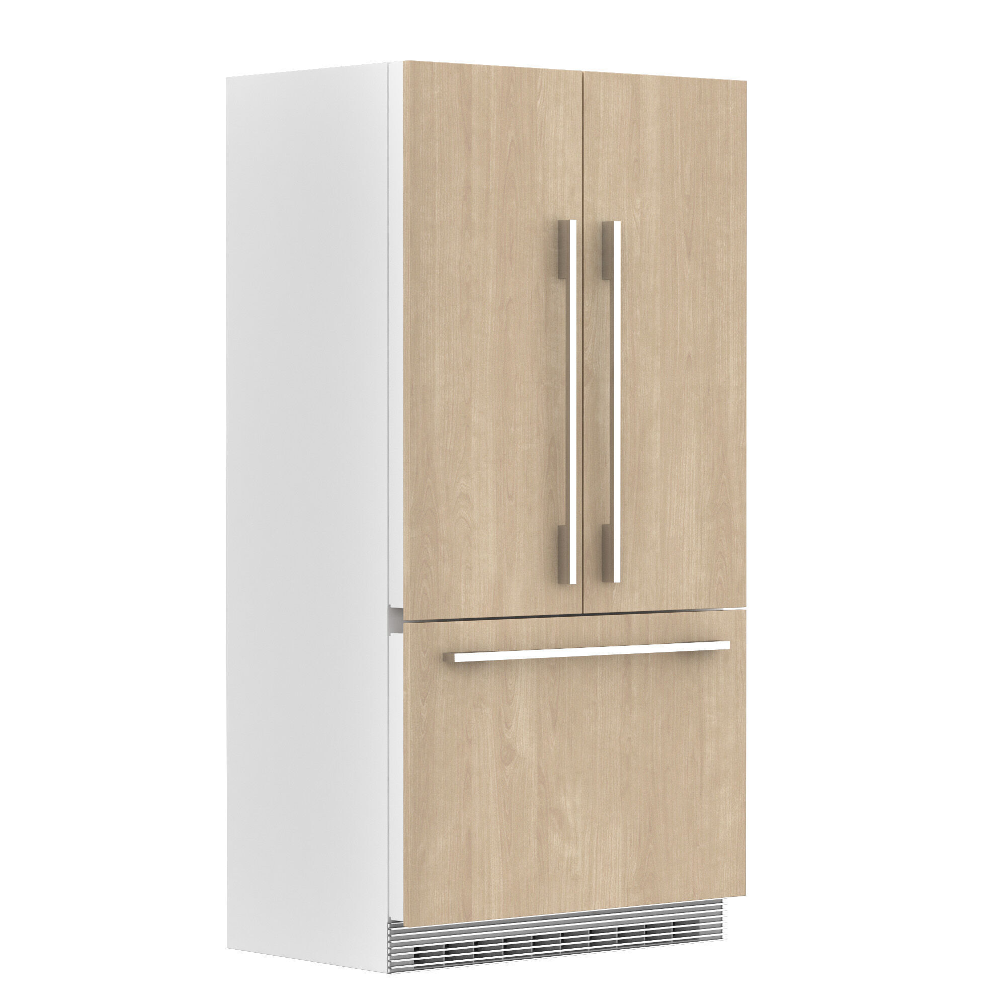 Refrigerator Freezer 90cm Series 7 3D model_2