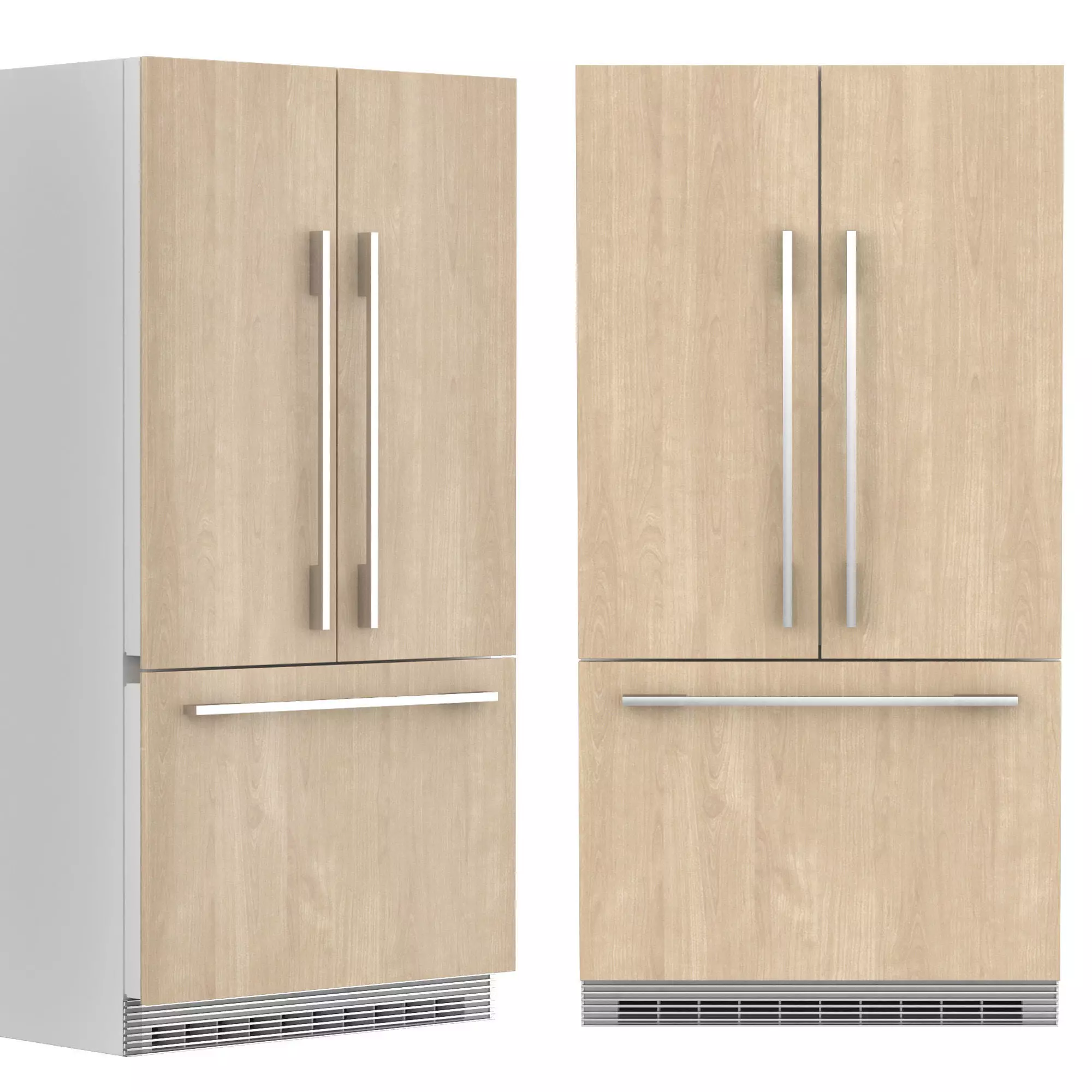 Refrigerator Freezer 90cm Series 7 3D model_0