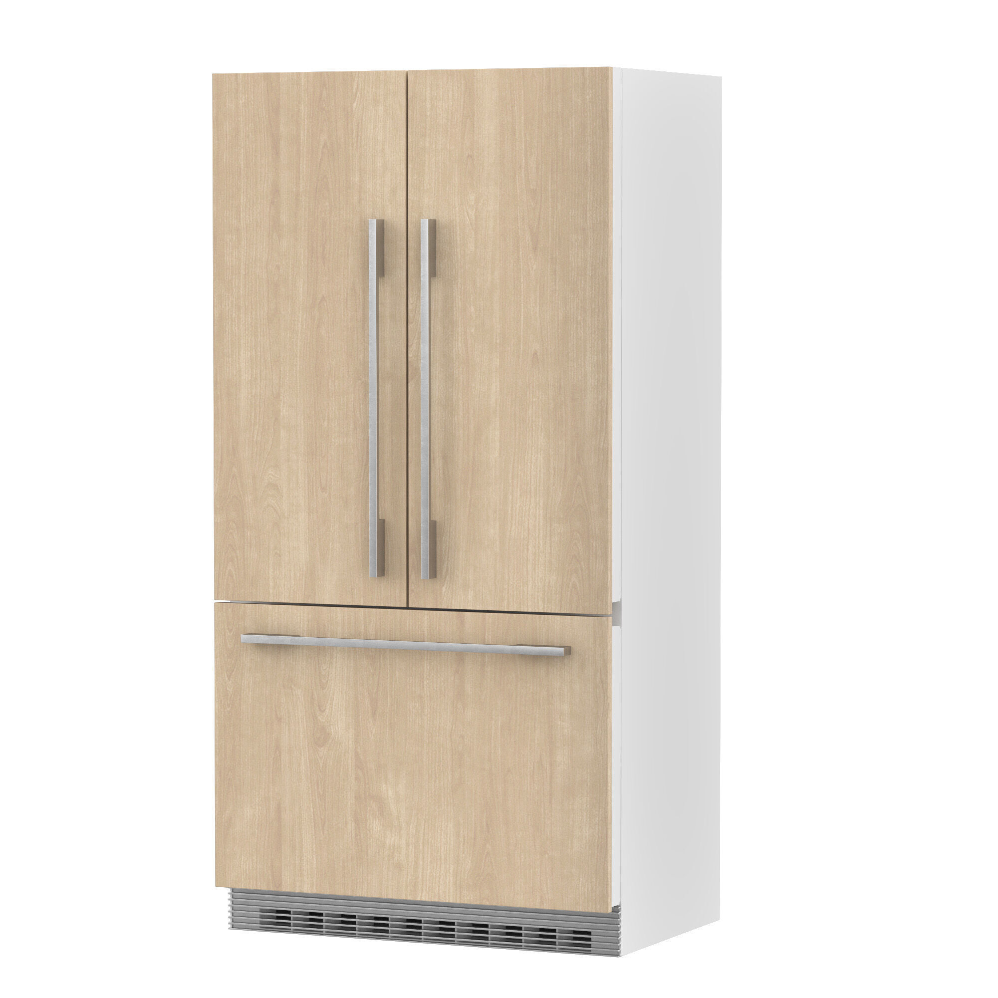 Refrigerator Freezer 90cm Series 7 3D model_3