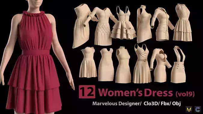 12 Womens Dress -vol9