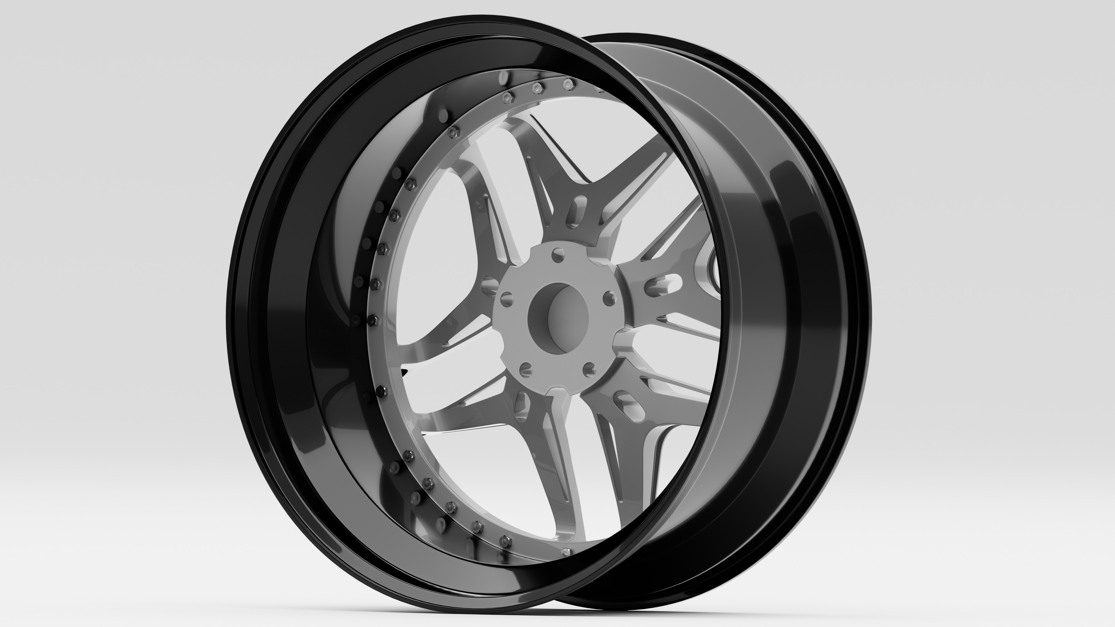 Forgedlite DC9 MODULAR Rim 3D model_4