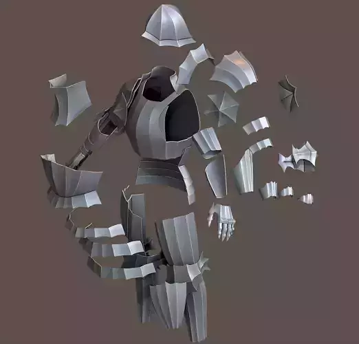 Gothic inspired fantasy armor base