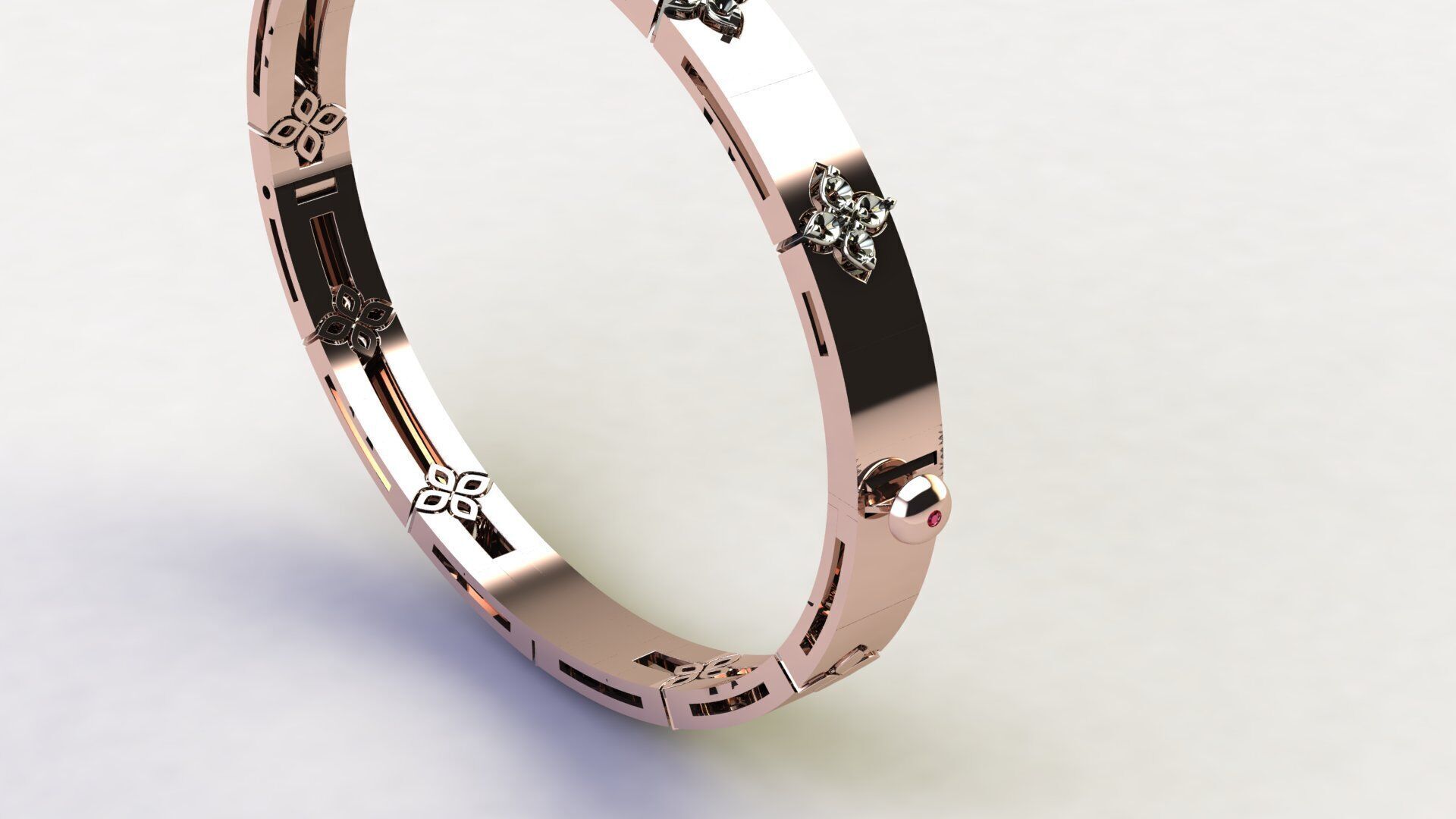 bracelet 3D print model_2