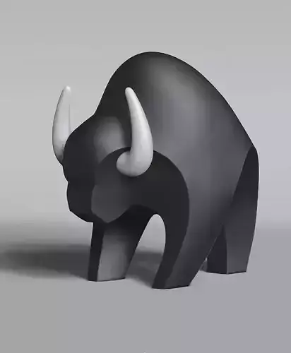 Bison Creature Sculpture Figure Fan Art Toy 