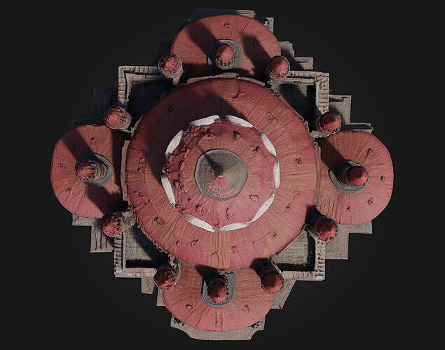 Ancient Cathedral 3D model 7