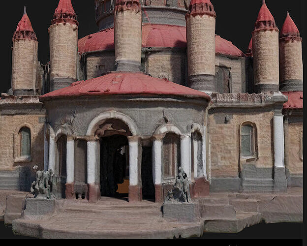 Ancient Cathedral 3D model 4
