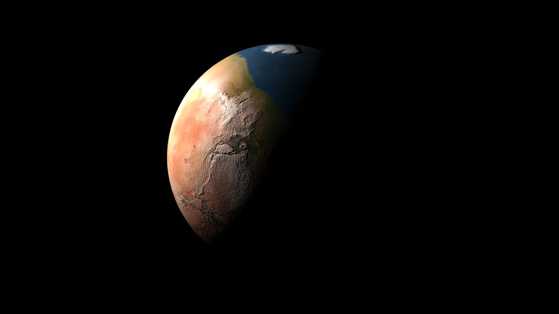 Terraformed Venus 3D model_7