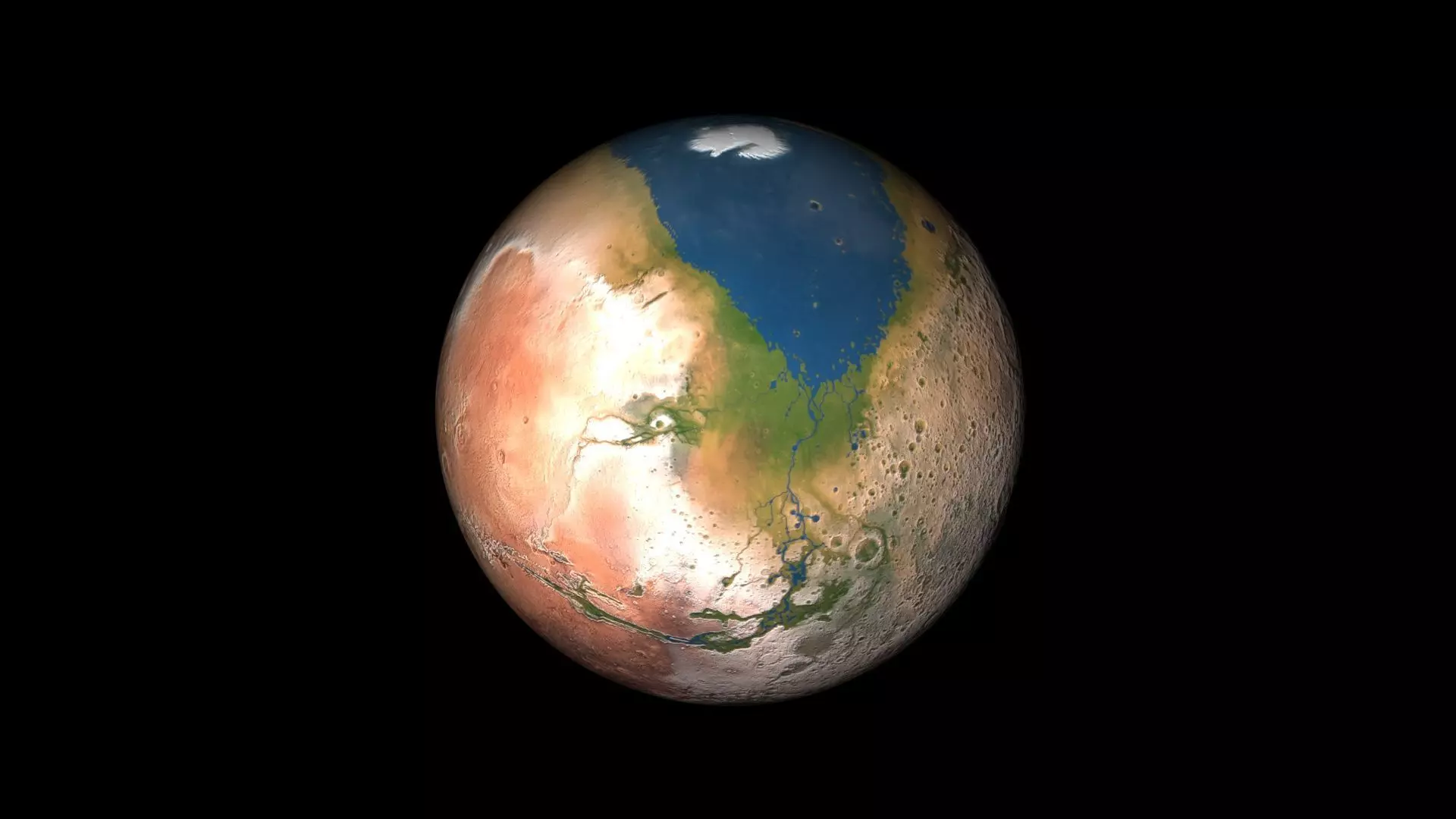 Terraformed Venus 3D model_0