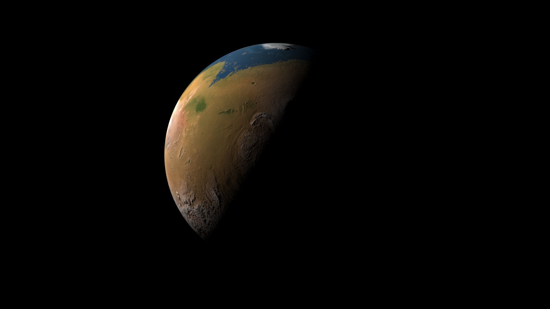 Terraformed Venus 3D model_5
