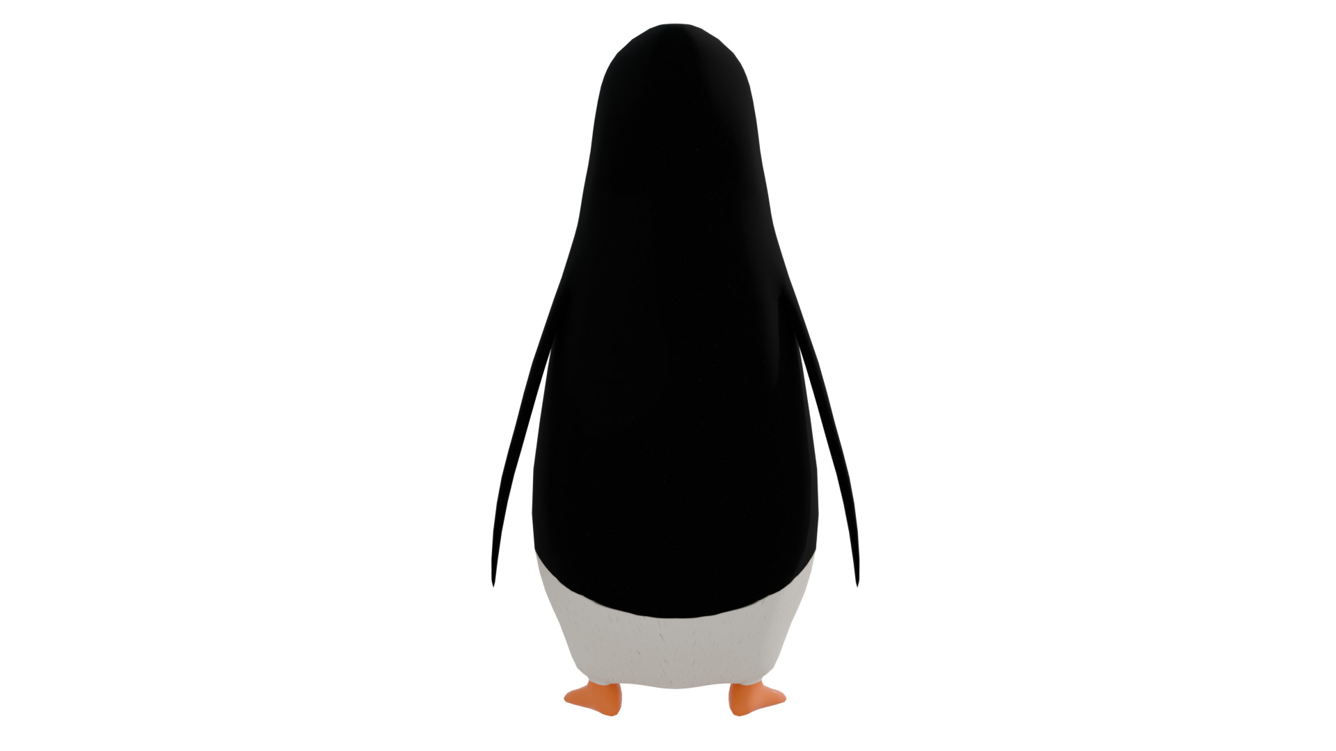 Kowalski from Penguins of Madagascar Low-poly 3D model_8