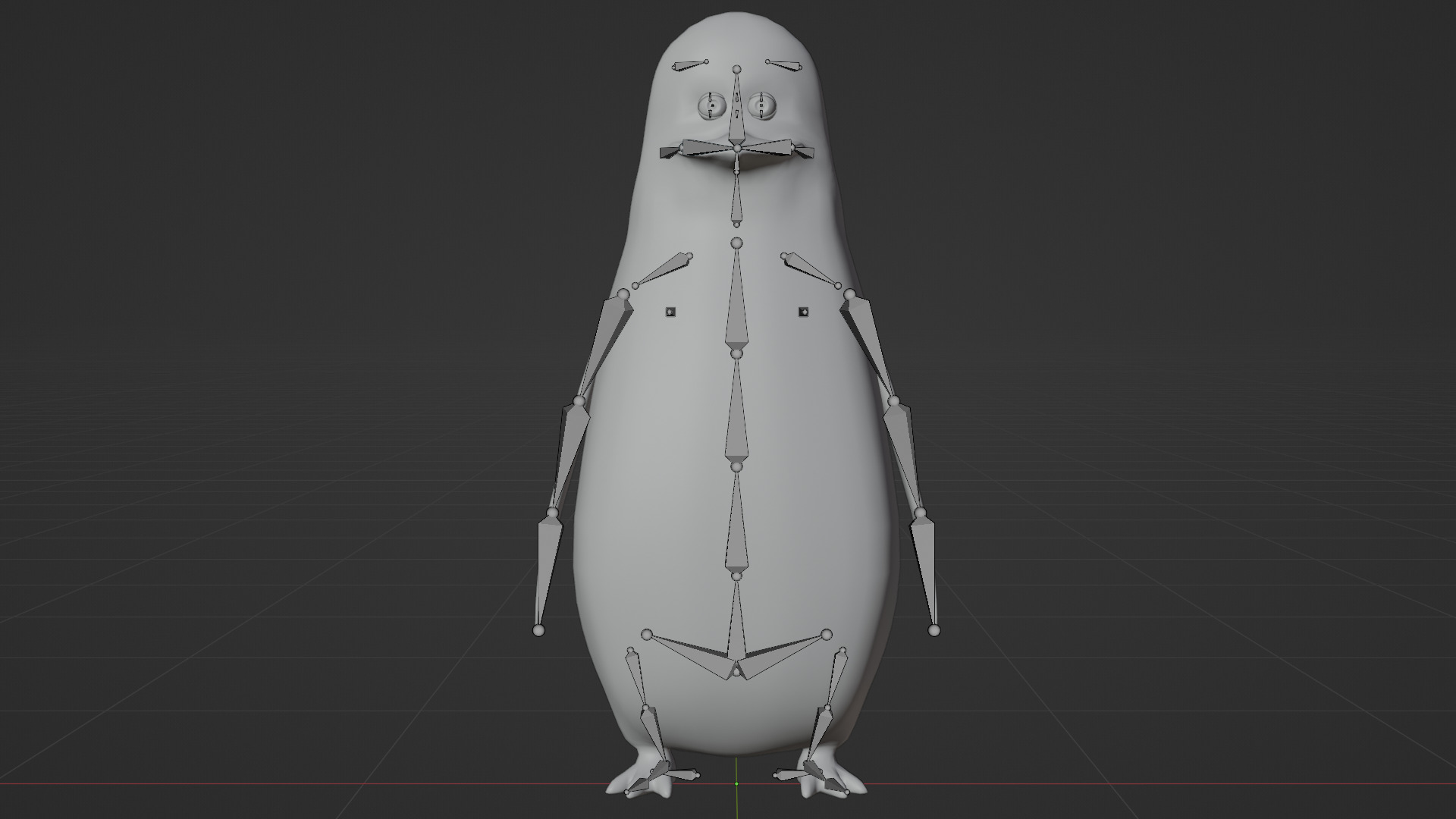 Kowalski from Penguins of Madagascar Low-poly 3D model_19