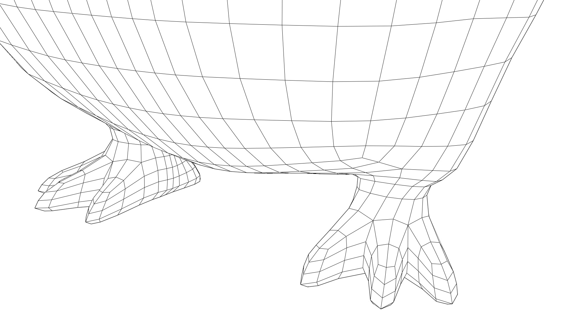 Kowalski from Penguins of Madagascar Low-poly 3D model_13