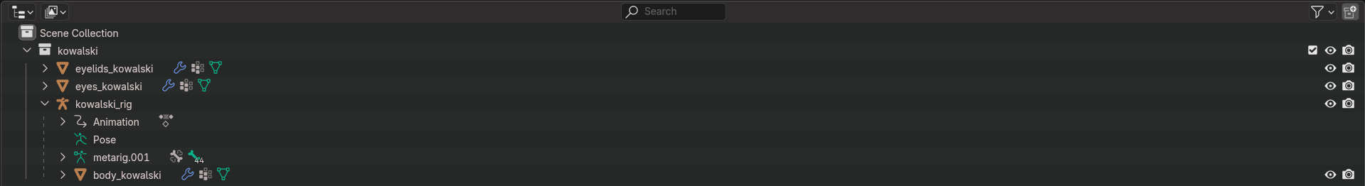 Kowalski from Penguins of Madagascar Low-poly 3D model_25