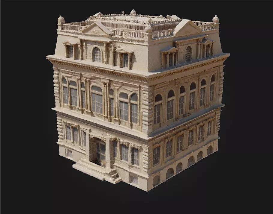  Architectural Elegance in Miniature 3D model_0