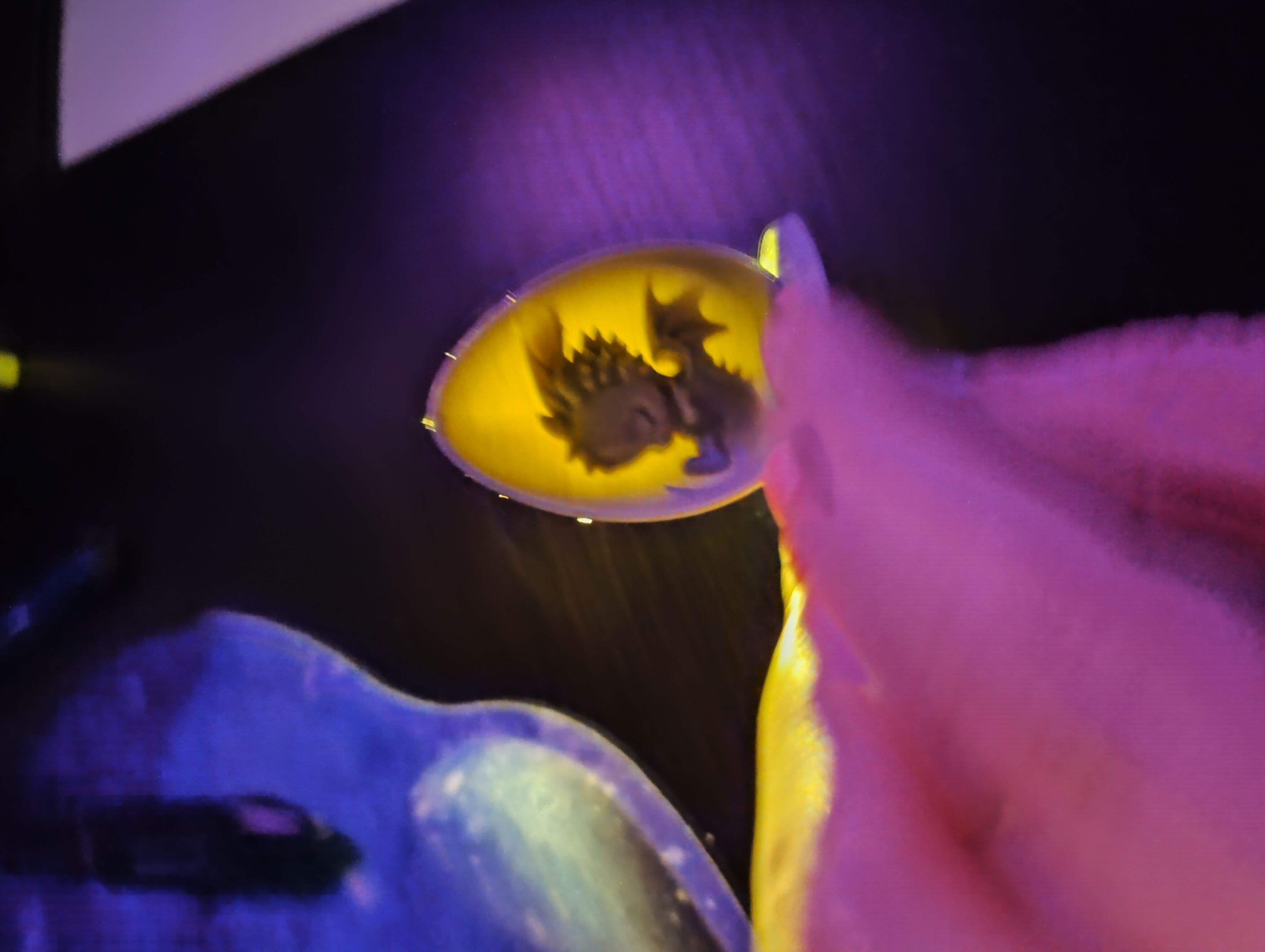 Easter Dragon Egg Amber Light Effect 3D print model_2