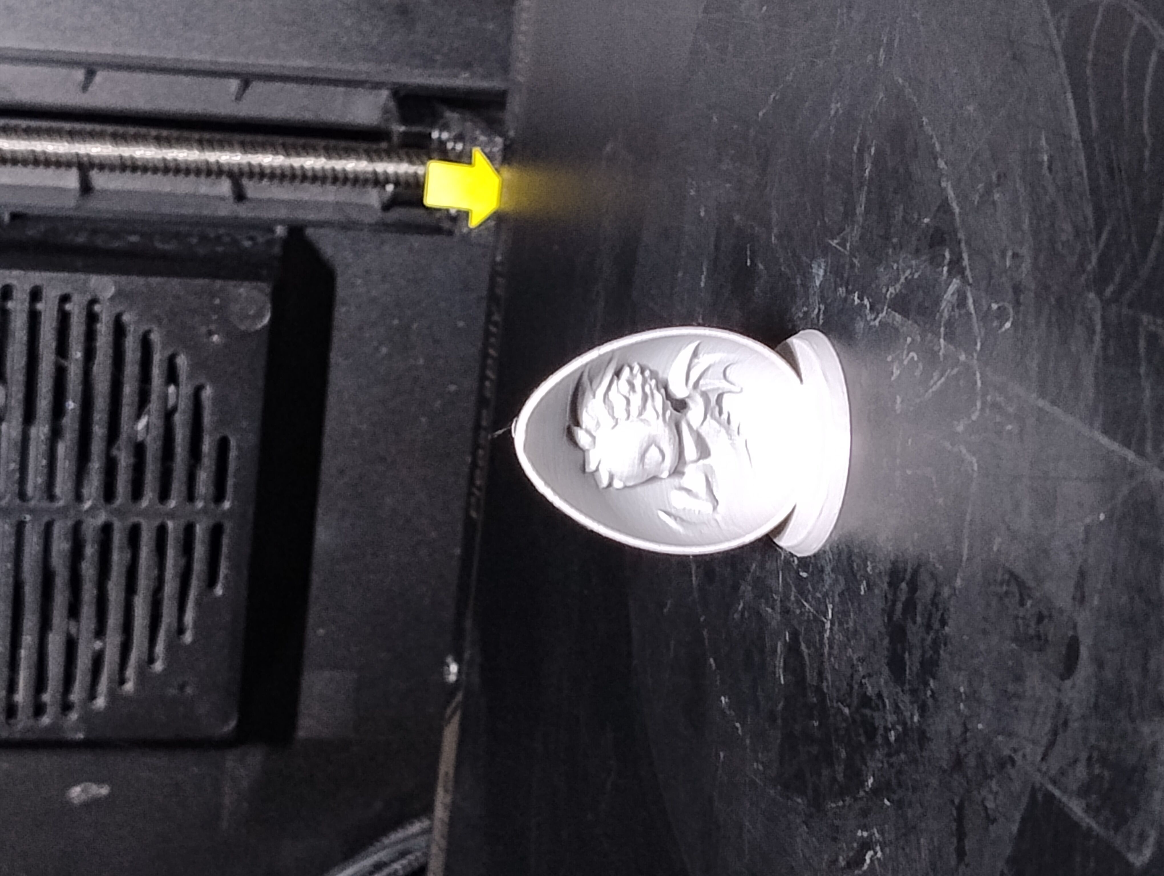 Easter Dragon Egg Amber Light Effect 3D print model_4