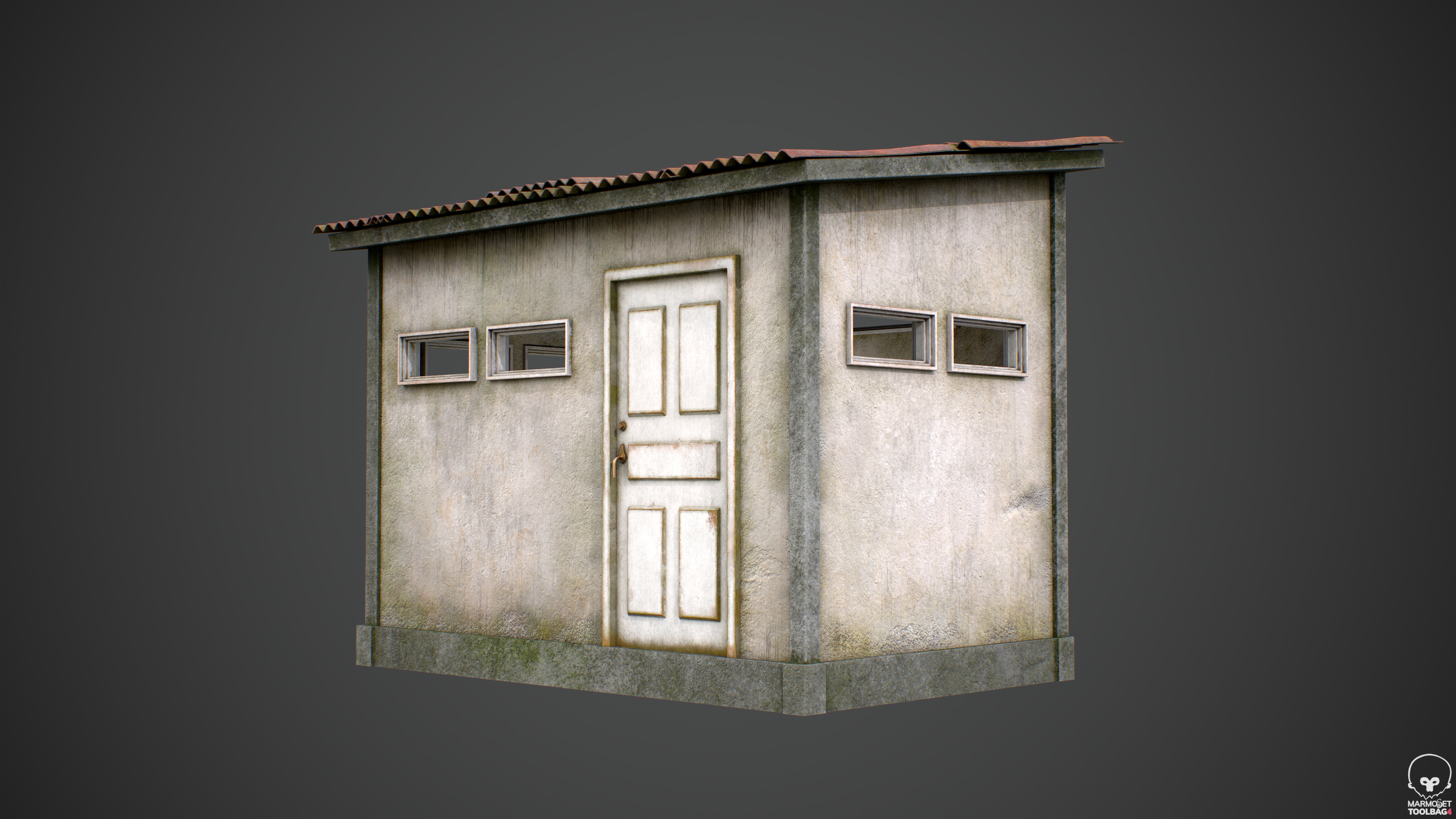 Battle Royale Shack - Realistic Game Asset Low-poly 3D model_2