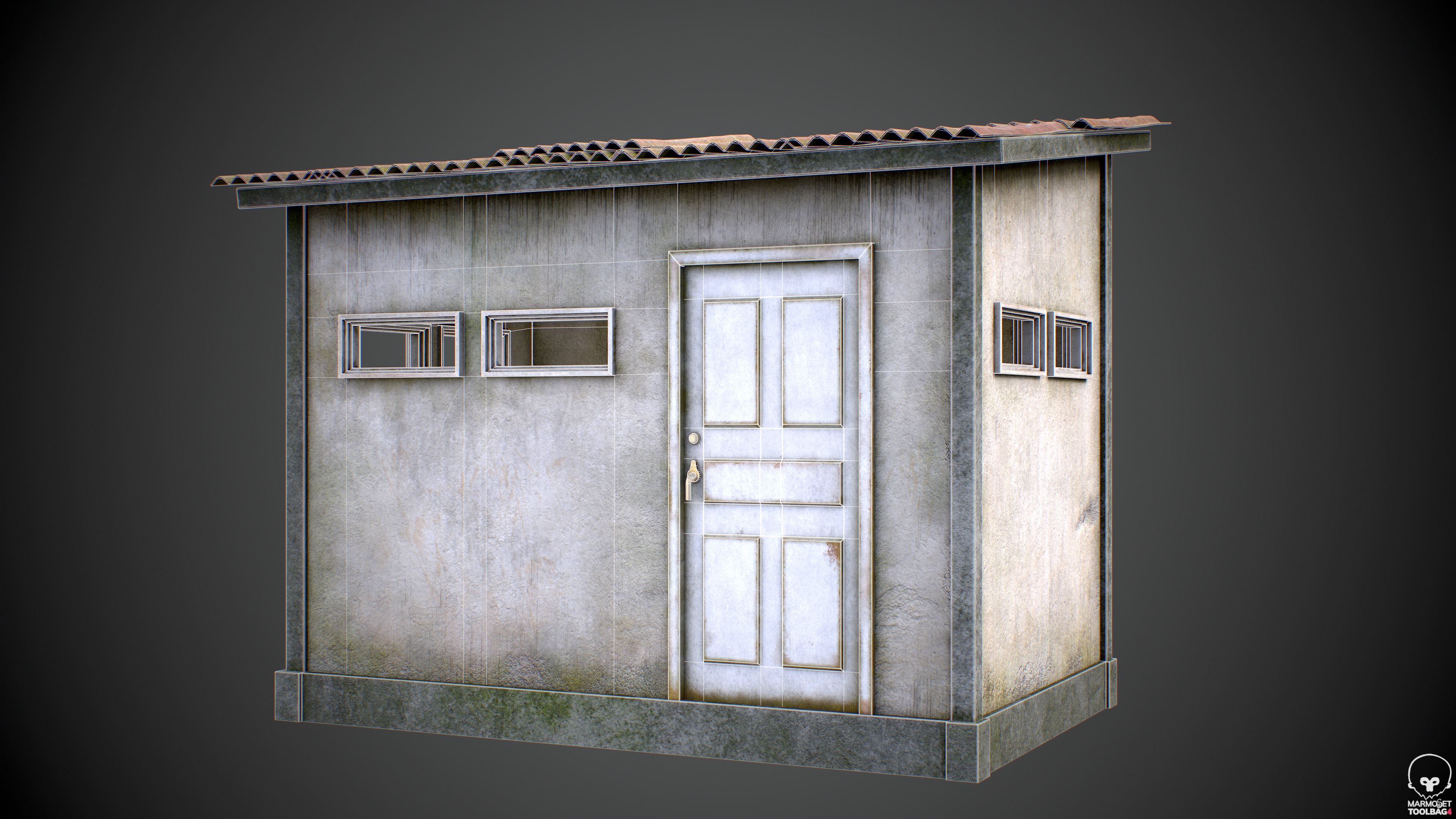 Battle Royale Shack - Realistic Game Asset Low-poly 3D model_5