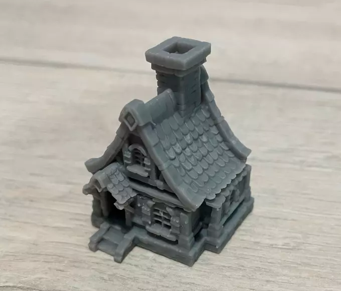 Medieval house 3D print model