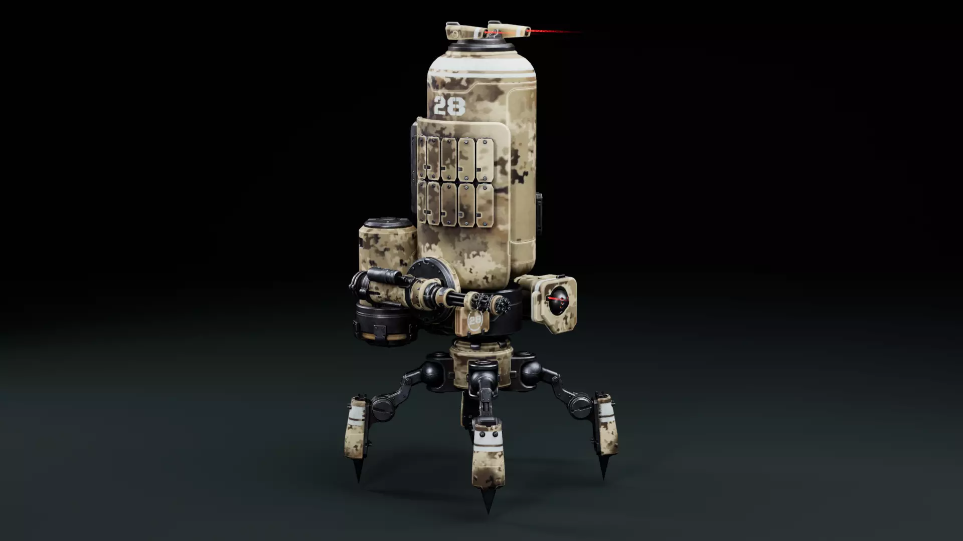 Etasphera28 Low-poly 3D model