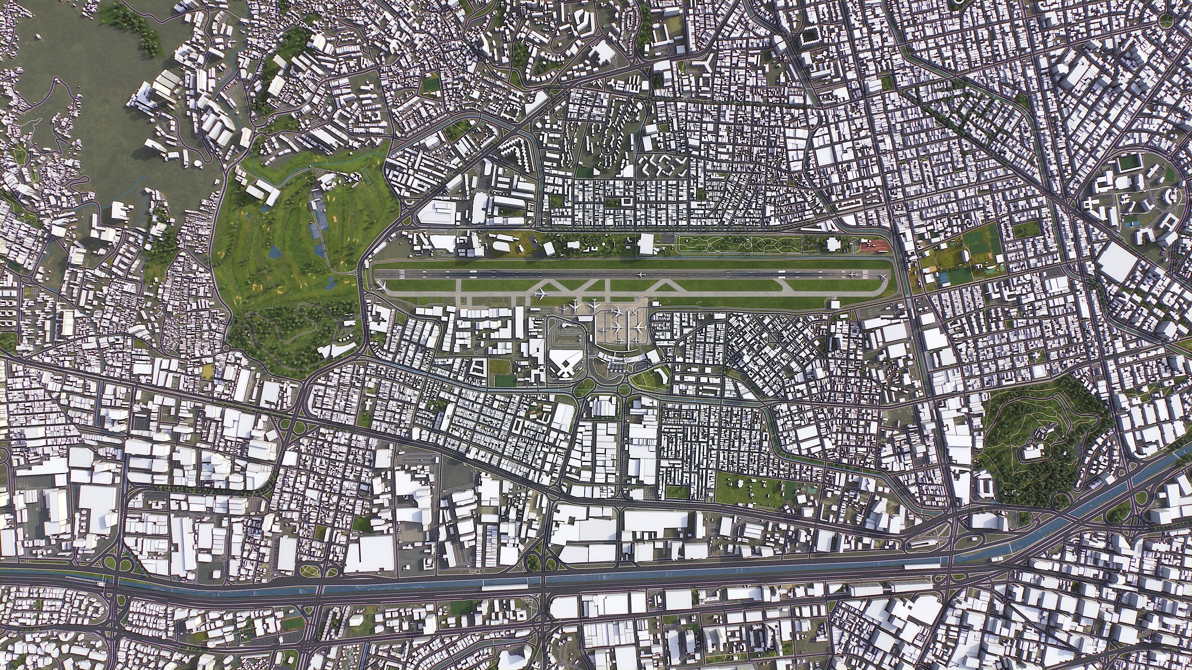 Medellin - 3D City Model Low-poly 3D model_21