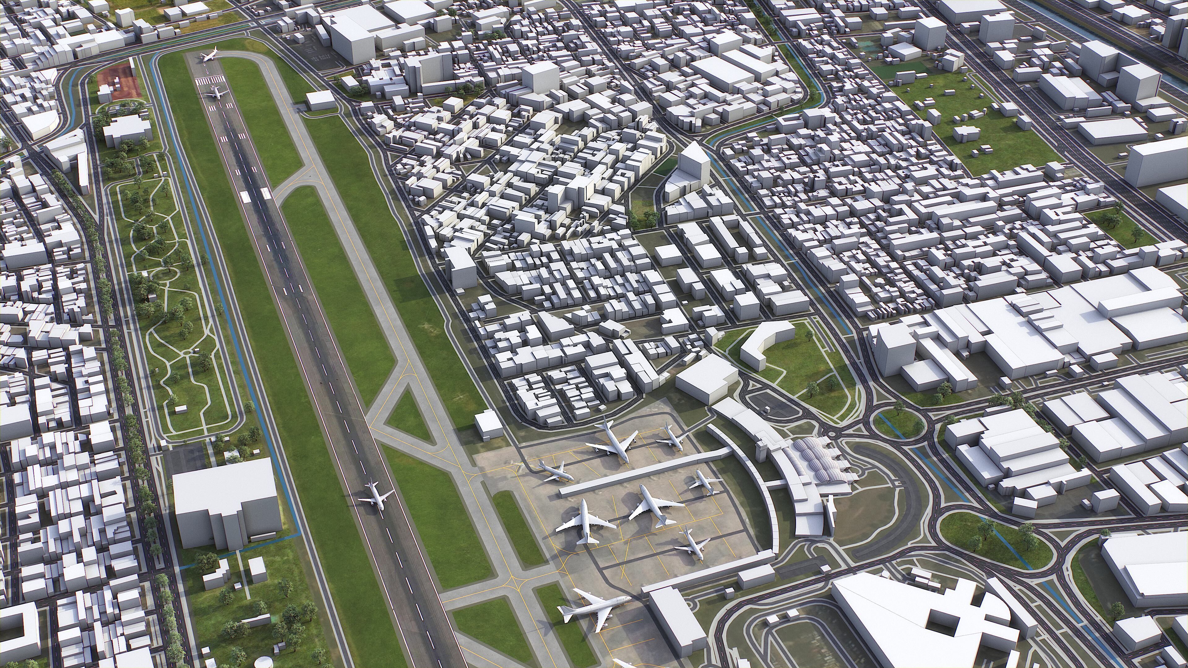 Medellin - 3D City Model Low-poly 3D model_16