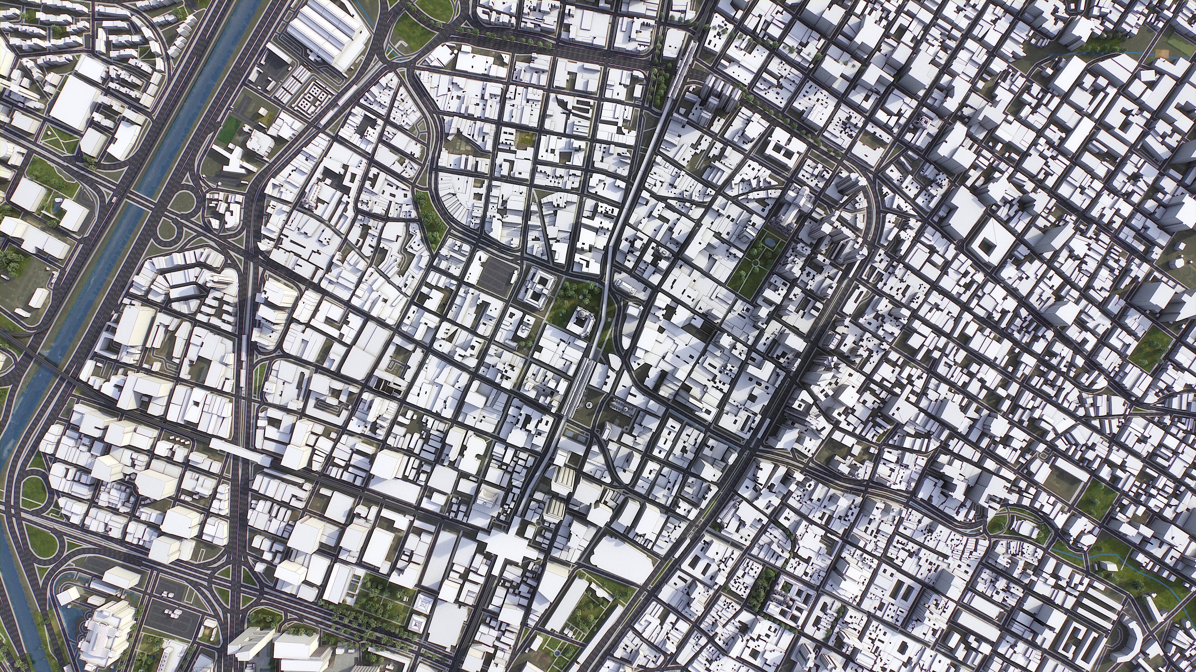 Medellin - 3D City Model Low-poly 3D model_5