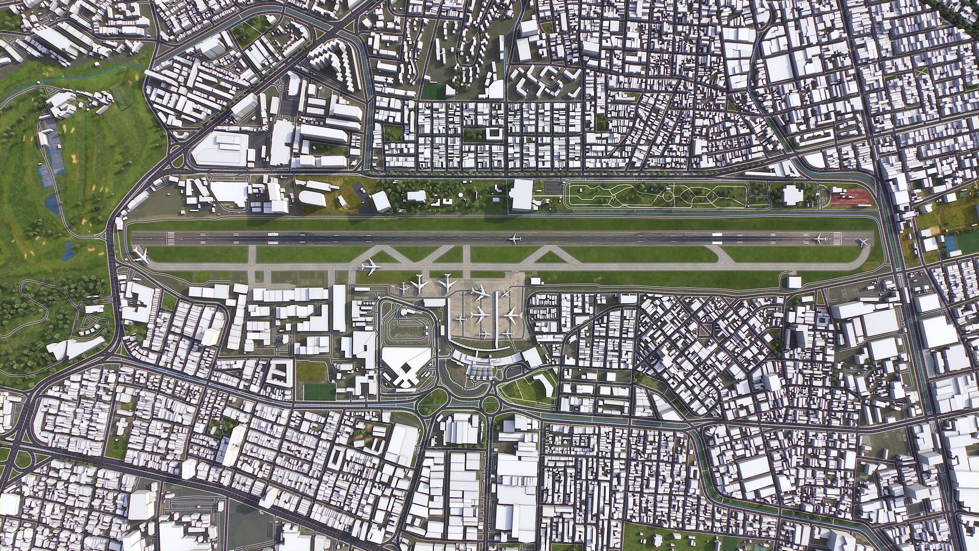 Medellin - 3D City Model Low-poly 3D model_18