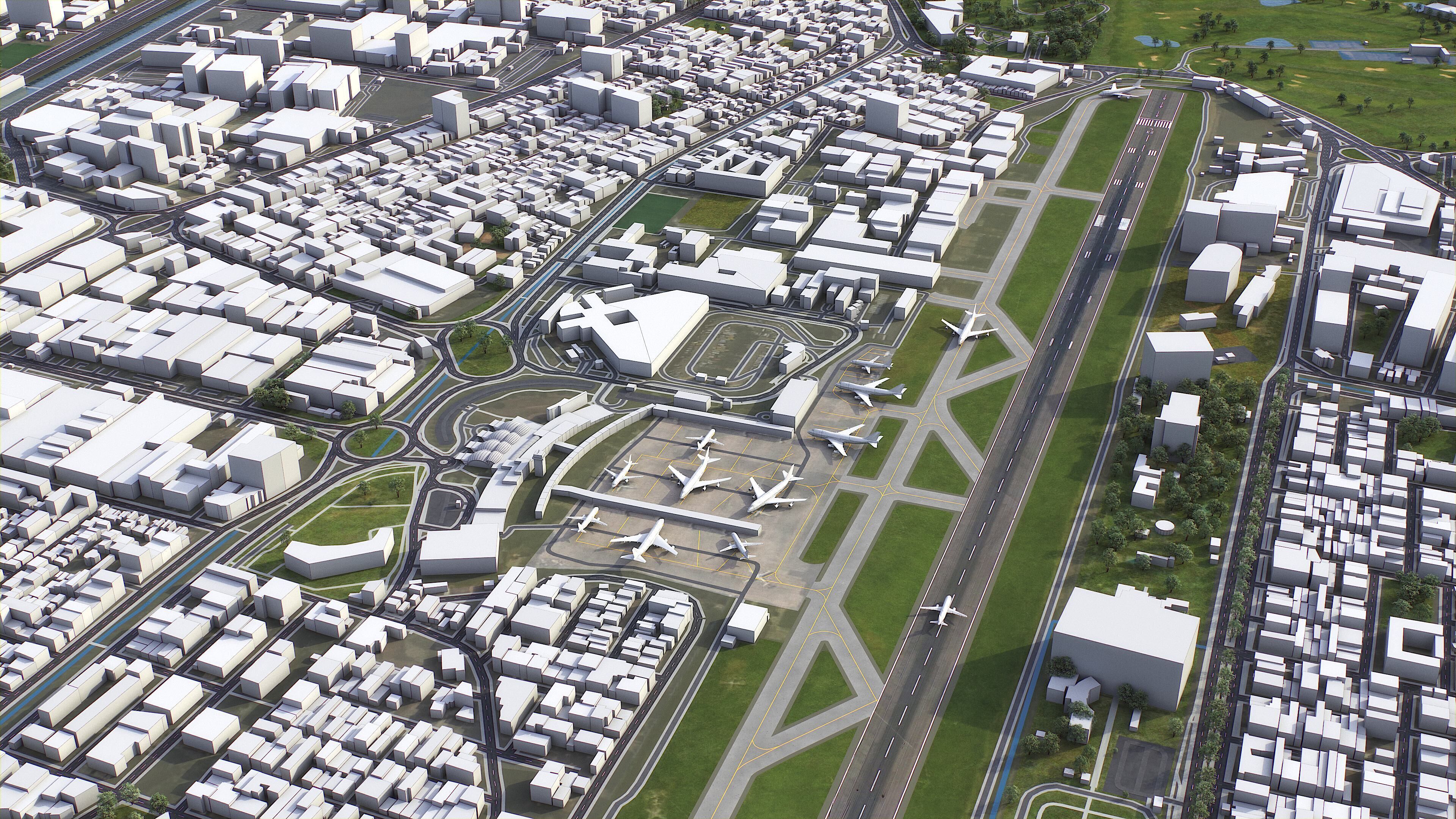 Medellin - 3D City Model Low-poly 3D model_20