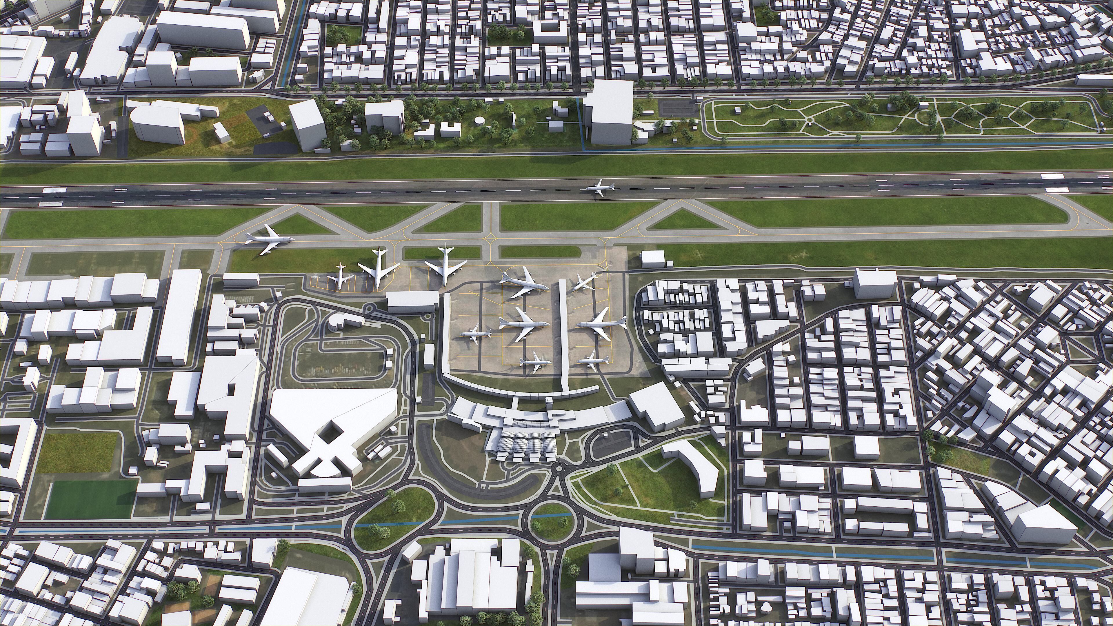 Medellin - 3D City Model Low-poly 3D model_15