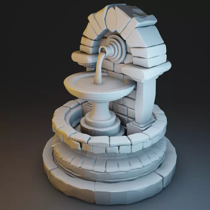 Stylized props 3D print model