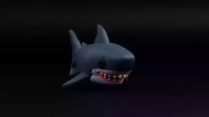 Bruce The Shark funko from Jaws franchise 3D print model