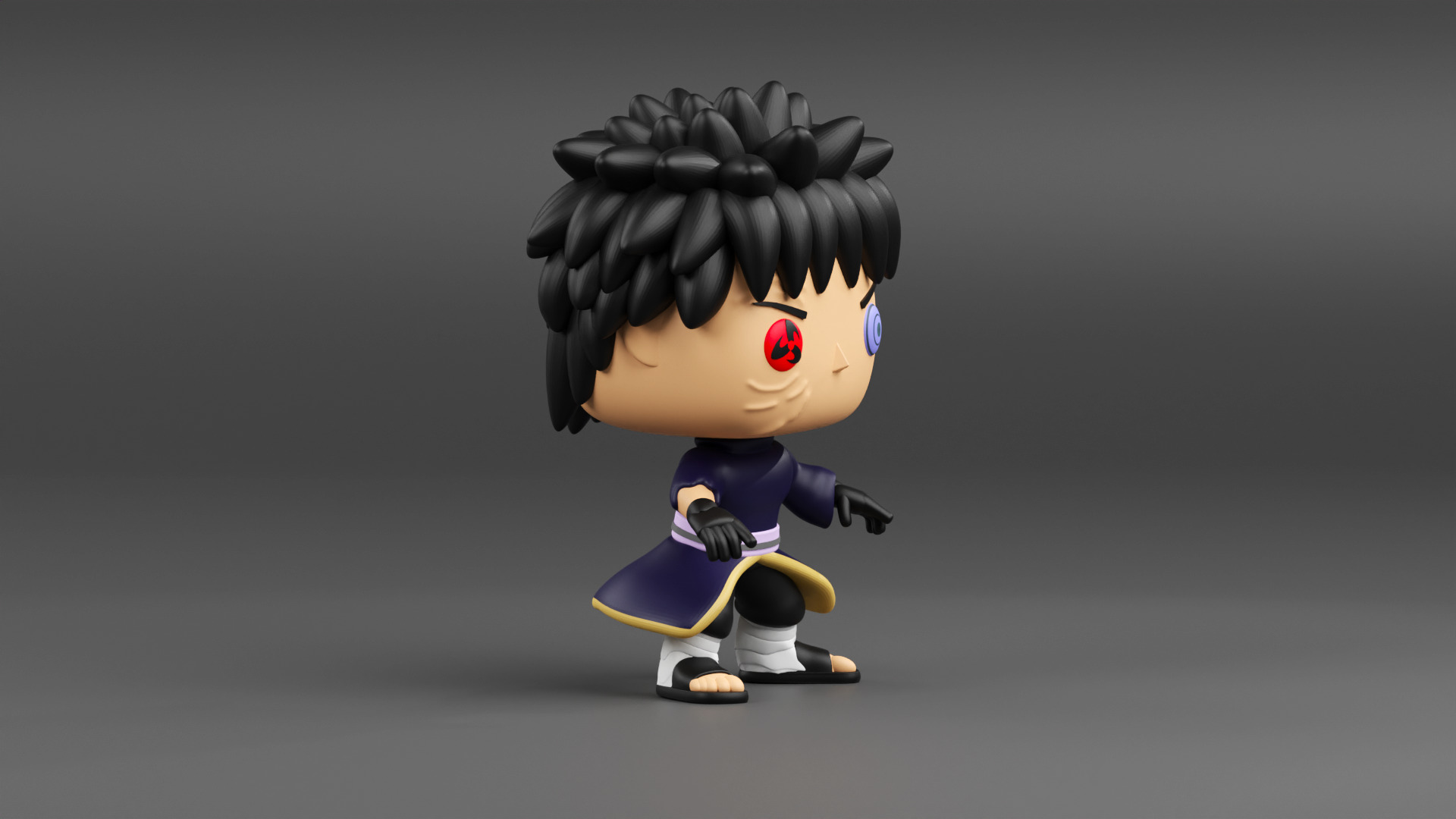 Obito Uchiha funko from Naruto shippuden 3D print model_8