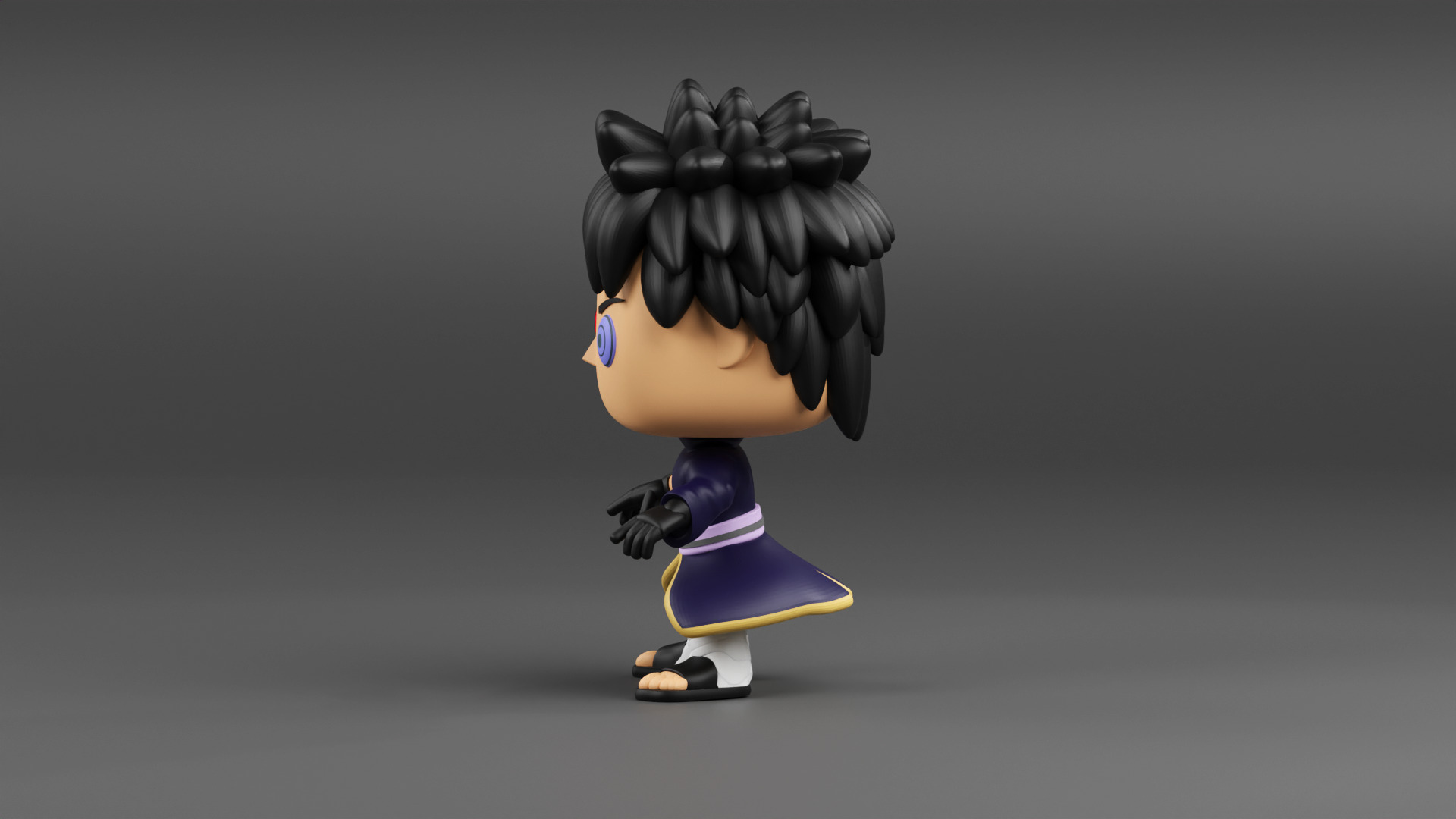 Obito Uchiha funko from Naruto shippuden 3D print model_1