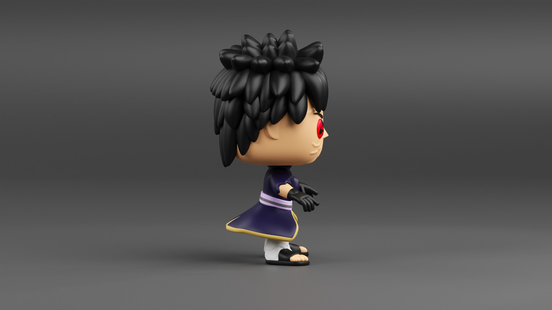 Obito Uchiha funko from Naruto shippuden 3D print model_9