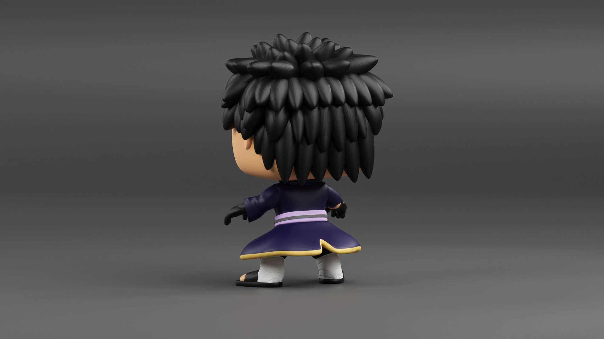 Obito Uchiha funko from Naruto shippuden 3D print model_13