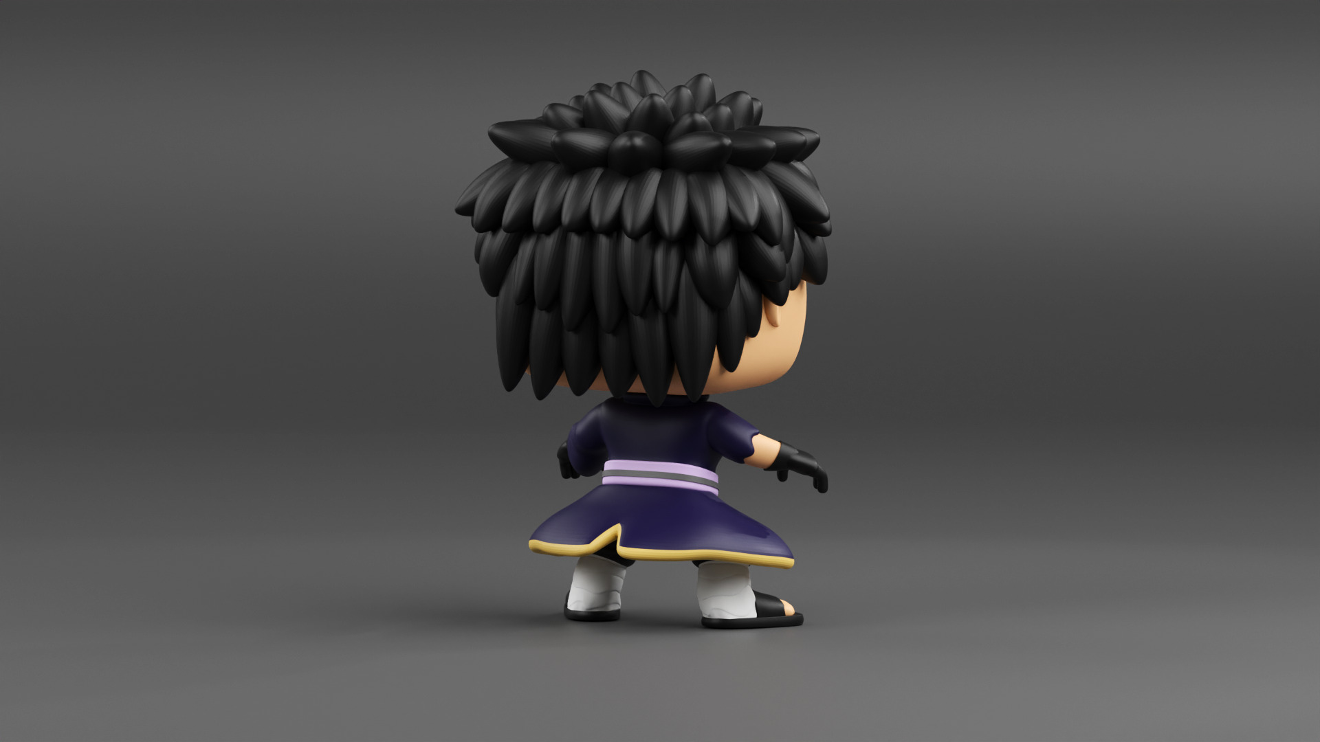 Obito Uchiha funko from Naruto shippuden 3D print model_11